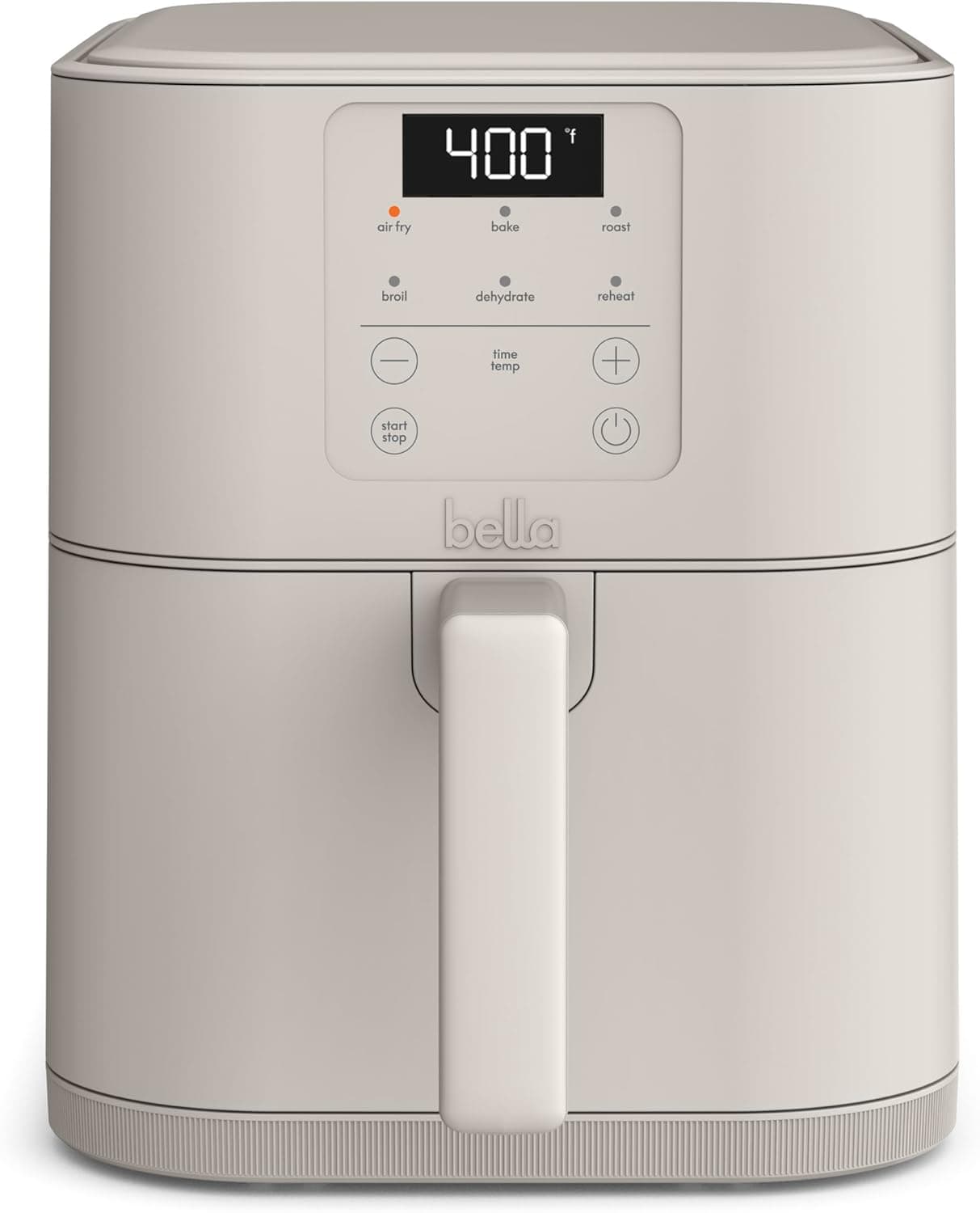 bella Fits-Anywhere 6qt Slim Air Fryer, Oatmilk, product image supplied with the listing