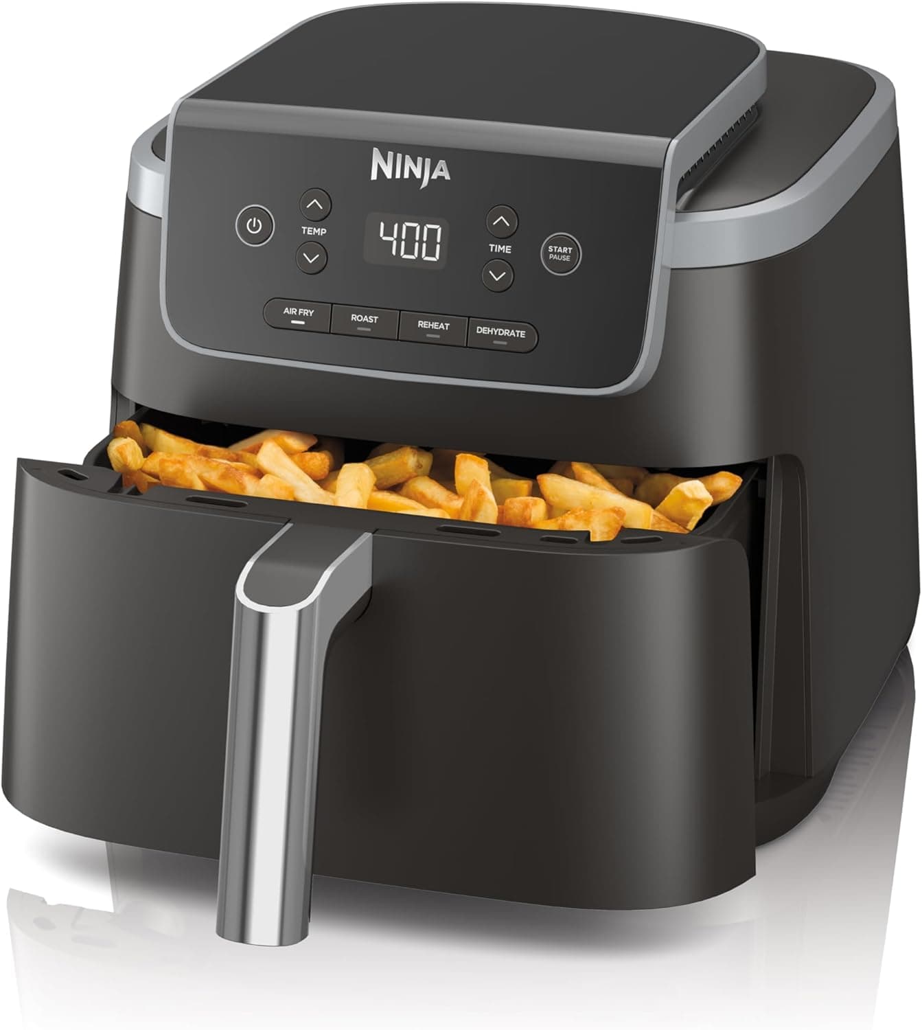Ninja AF141 Air Fryer Pro, 5 Qt, 4-in-1, Grey, product image supplied with the listing