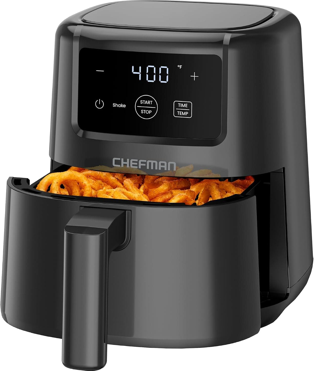 Chefman 2 Qt Mini Air Fryer, Black, product image supplied with the listing