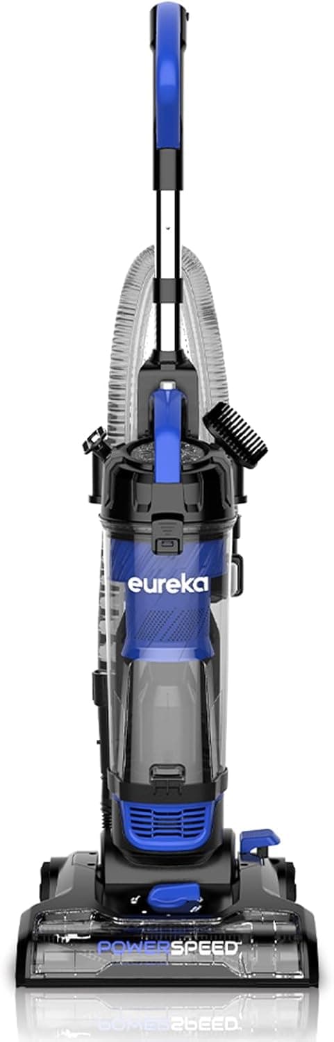Eureka PowerSpeed Lightweight Upright Vacuum, Blue and Black, product image supplied with the listing